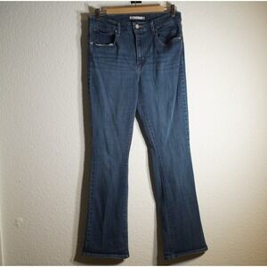 Levi's Bootcut Jeans 725 Women's Size 32 Blue High Rise Dark Wash Stretch Denim
